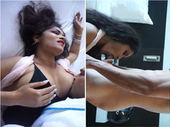 Simmering NRI Girl Maya Tit Sucking And Blowjob